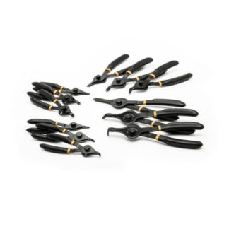 GearWrench 3495 Fixed Tip Snap Ring Pliers Set 12-Pieces