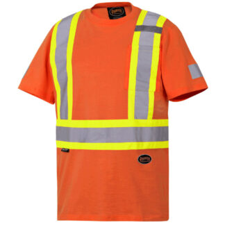 Pioneer Hi-Viz Cotton Short-Sleeve Safety T-Shirt3