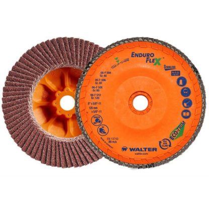 Walter 06F508 5" 80G Enduro-Flex Flap Disc for Stainless