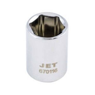 Jet Regular Chrome Socket - 6 Point