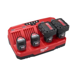 Milwaukee 48-59-1204 M12 Four Bay Sequential Charger104 In Use 2