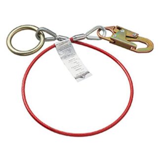 Peakworks AS-21210-4 Cable Anchor Sling PVC Snap & O-Ring 4'