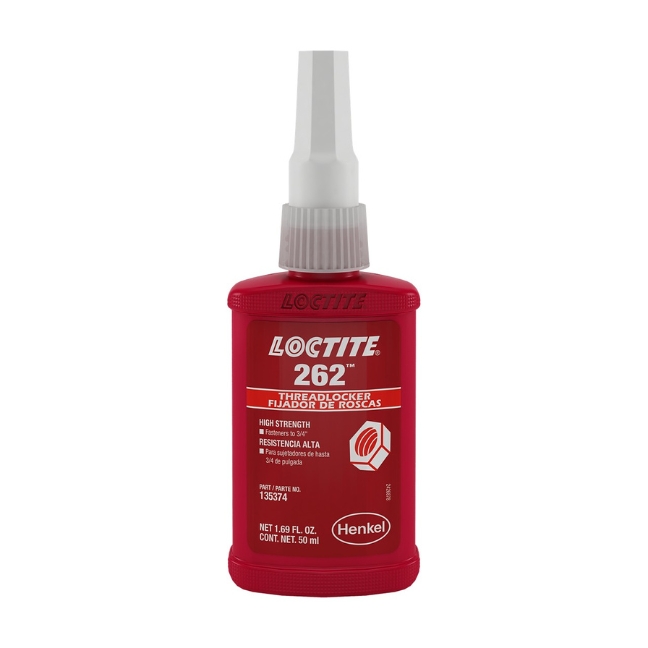 Loctite 26231 262 THREADLOCKER High Strength Metal Adhesive 50ml Bottle - Red