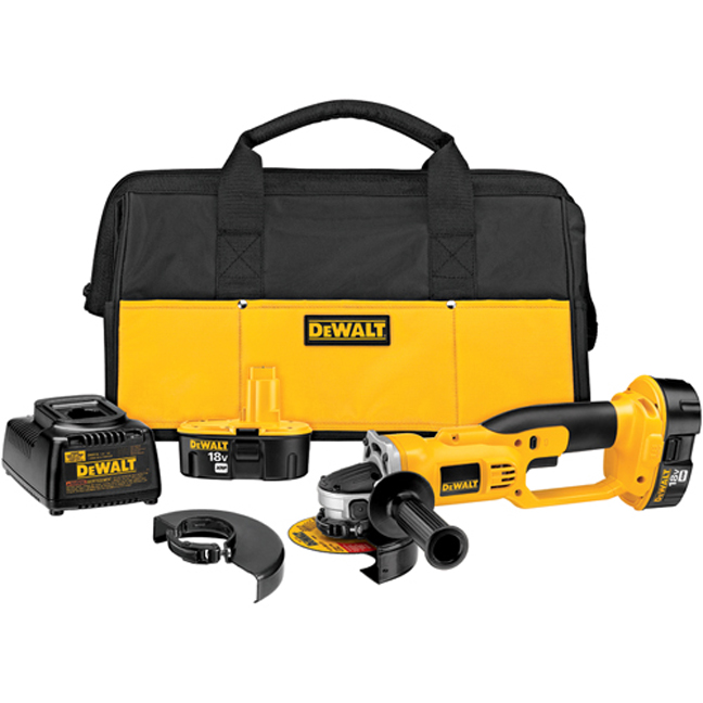DeWalt DC411KA 18V XRP Ni-Cd 4-1/2" Cut-Off Tool Kit - BC Fasteners