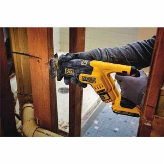 DeWalt DCS367B 20V Max XR Brushless Compact Reciprocating Saw In Use 2