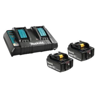 Makita Y-00359 18V x 2 5.0Ah Battery & Dual-Port Charger Kit