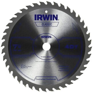 Irwin 25230 Circular Saw Blade 7-1/4" 40T