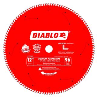 Diablo D1296N 12" 96T TCG Non-Ferrous Metal and Plastic Cutting Miter Saw Blade