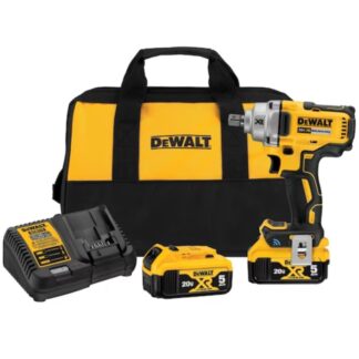 DeWalt DCF896P2 20V MAX XR TOOL CONNECT 1/2” Drive Mid-Range Impact Wrench with Pin Detent Kit
