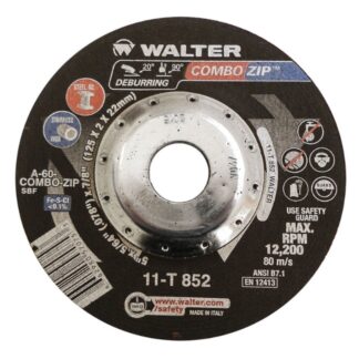 Walter 11T852 COMBO ZIP Cut-Off Wheel 5" x 5/64" x 7/8" Type 27