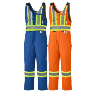 Pioneer Hi-Viz Flame Resistant Quilted Cotton Safety Overall