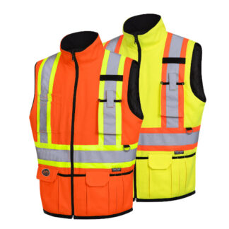 Pioneer Hi-Viz Reversible Insulated Safety Vest