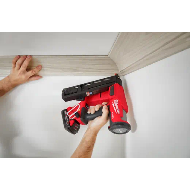 Milwaukee M Fuel Gauge Angled Finish Nailer