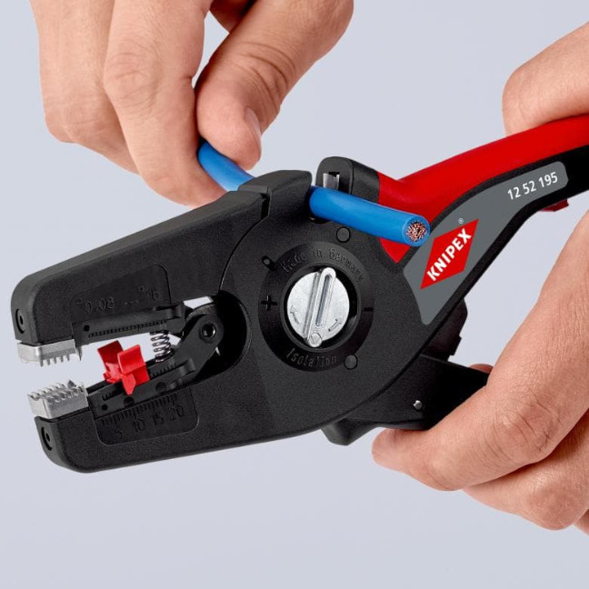 Knipex 1252195 7 3 4 195mm PreciStrip16 Automatic Wire Stripper With