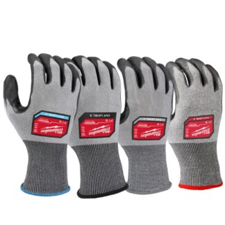 Milwaukee Cut Resistant High-Dexterity Polyurethane Dipped Gloves 6-Pack
