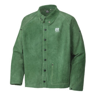 Ranpro WJ 100 V2340720 Fire Resistant Leather Safety Jacket-Green
