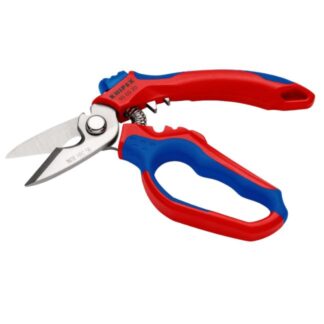 Knipex 950520US 6-1/4" (160mm) Angled Electricians' Shears with Crimper