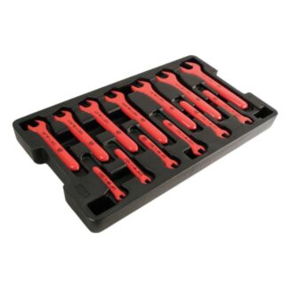 Wiha 20196 Insulated Metric Open End Wrench Tray Set 13-Piece