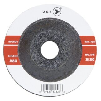 JET 500805 A80 Power Abrasive T27 Grinding Wheel 2x3/16x3/8"