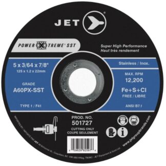 Jet 501722 A60PX-SST Power-Xtreme T1 Cut-Off Wheel 4-1/2x3/64x7/8"