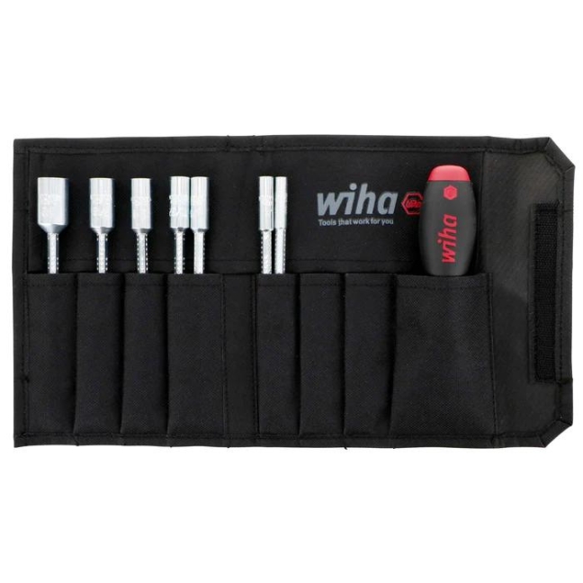 Wiha Drive Loc Vi Sae Nut Driver Set Piece Bc Fasteners Tools