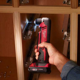 Milwaukee 2615-20 M18 Cordless Right Angle Drill In Use 2