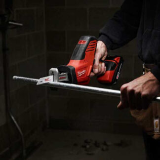 Milwaukee 2625-20 Hackzall M18 Cordless One-Handed Recip Saw In Use 1