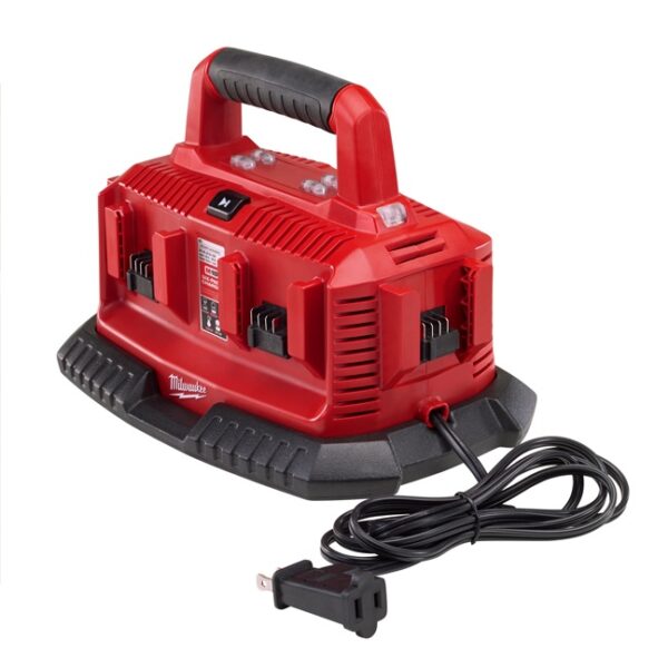 Milwaukee 48-59-1806 M18 Six Pack Sequential Charger Back