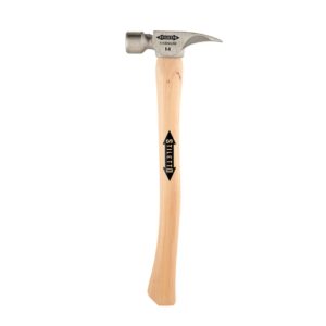 Stiletto TI14MC 14oz Titanium 18" Curved Framer Hammer-Milled face