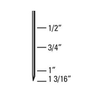 Bostitch HP118K Nail Size Chart
