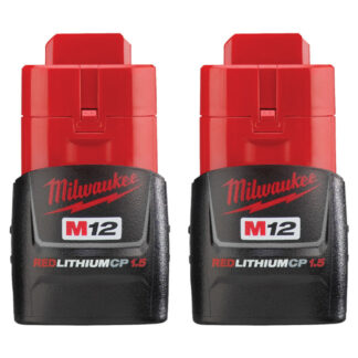 Milwaukee 48-11-2411 M12 Compact Battery Two Pack