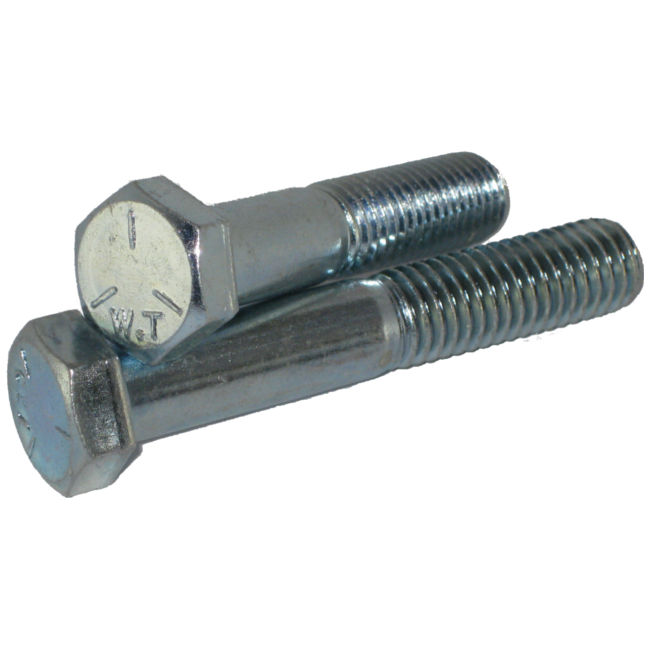 Hex Bolt Grade Zinc 3/8"-16 NC BC Fasteners  Tools