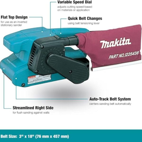 Makita 9911KX1 3" x 18" Belt Sander Kit