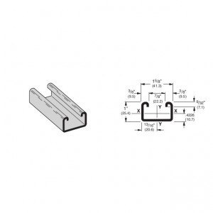 Strut Channel 1″ Deep 12 Gauge - BC Fasteners & Tools