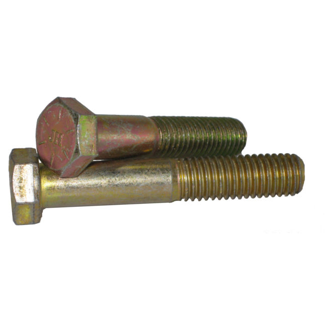 Hex Bolt Grade Yellow Zinc 9/16