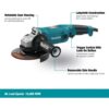 Makita GA6010 6" Angle Grinder with Lock-On Switch