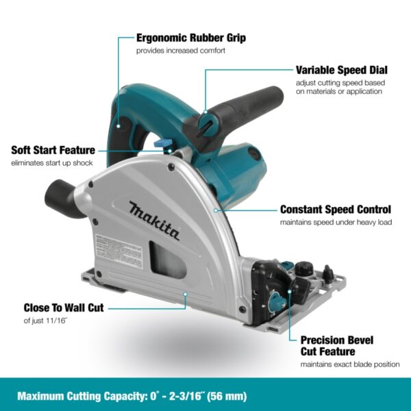 Makita SP6000 6-1/2" Plunge Cut Circular Saw