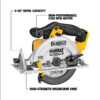 DeWalt DCS391B 20V MAX2 DeWalt DCS391B 20V MAX 6-1/2″ Circular Saw- Tool Only