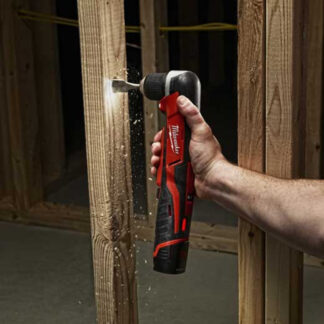 Milwaukee 2415-20 M12 Right Angle Drill In Use