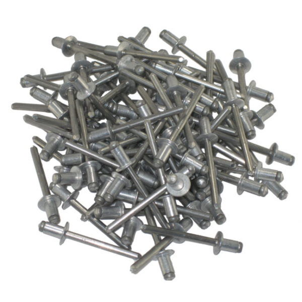 Open End Rivet Dome Head Aluminum Body to Aluminum Mandrel