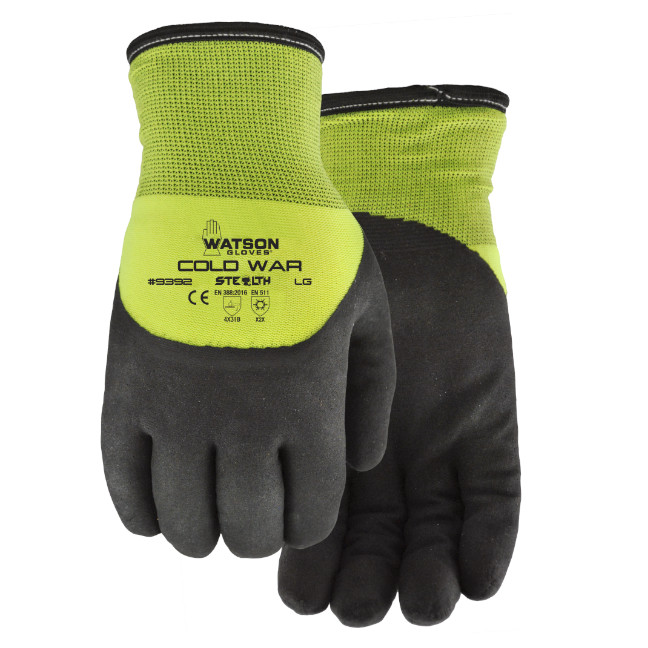 Watson 9392 Stealth Cold War Hi-Viz Cut Resistant Winter Gloves