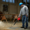 Milwaukee 0884-20 M18 Compact Blower In Use