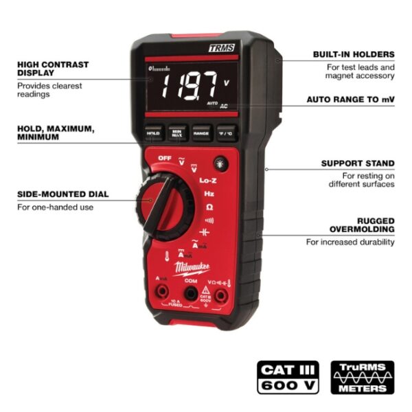 Milwaukee 2217-20 Digital Multimeter