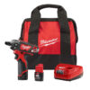 Milwaukee 2406-22 M12 1/4" Hex 2-Speed Screwdriver Kit