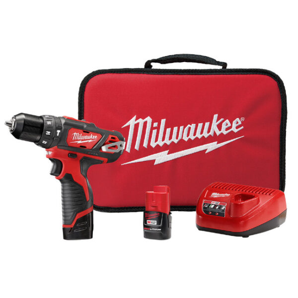 Milwaukee 2408-22 M12 3/8" Hammer Drill/Driver Kit Milwaukee 2408-22 M12 3/8" Hammer Drill/Driver Kit