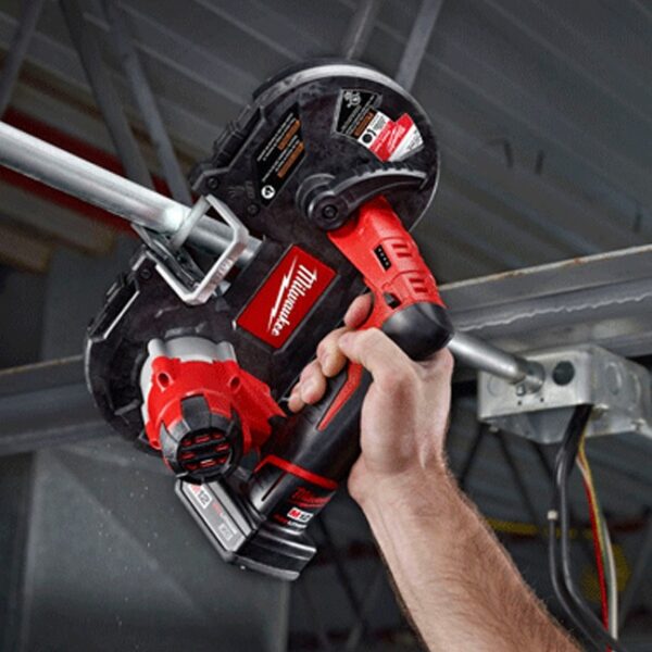 Milwaukee 2429-20 M12 Sub Compact Band Saw In Use Milwaukee 2429-20 M12 Sub Compact Band Saw In Use