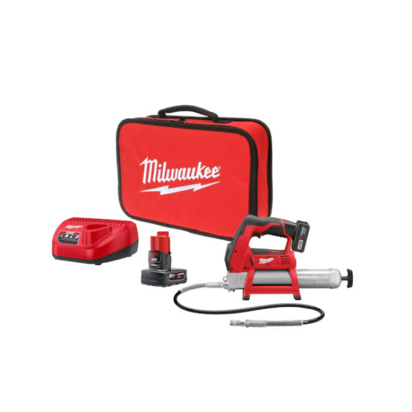  Milwaukee 2446-21XC M12™ Cordless LITHIUM-ION Grease Gun Kit