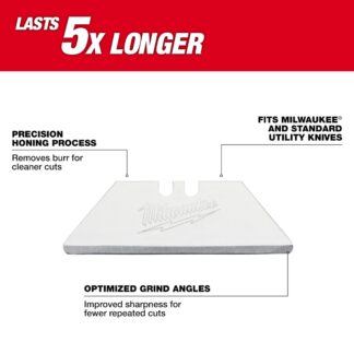 Milwaukee 48-22-1933 Drywall Utility Knife Blades 5-Pack (1)