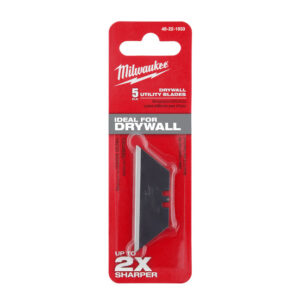 Milwaukee 48-22-1933 Drywall Utility Knife Blades-5 Pack