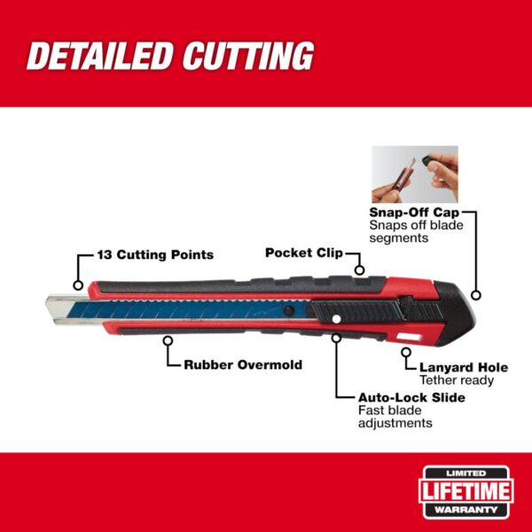 Milwaukee 48-22-1960 9mm Heavy Duty Snap Off Knife